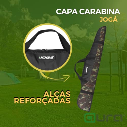 Capa Bolsa protetora camuflada com zíper para carabina espingarda Jogá 1,30m