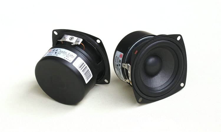 JINGERL 2PCS HiFi Full Range Frequency Speaker Tweeter HiFi Audio Monitor Home Theater Raw Speaker Driver Set 3 Inch (Color : Orange)