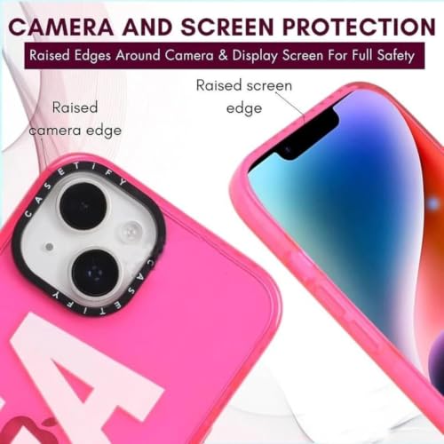 Image of for iPhone 15 Plus SEA Case Transparent, Grip Case Silicon Slim Fit Shock-Absorbing TPU Bumper & Anti-Yellowing Clear Protective Back Cover for iPhone 15 Plus (Pink,01)