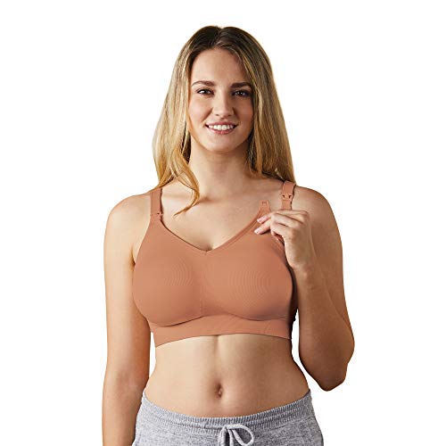 Bravado Designs Nursing Bras for Breastfeeding, Body Silk Seamless Wireless Bras for Women, Full Coverage Maternity Bra