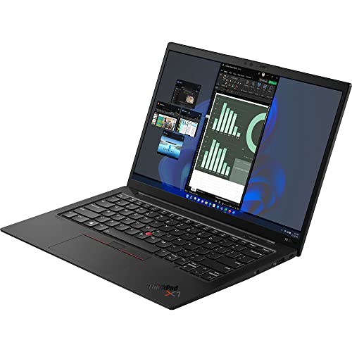 Image of Lenovo ThinkPad X1 Carbon Gen 11 14 inch WUXGA IPS Laptop 2023 | Intel i7-1365U 10-Core | Iris Xe Graphics | Backlit Keyboard | Fingerprint | Thunderbolt 4 | WiFi 6E | 32GB LPDDR5 512GB SSD | Win11 Pro