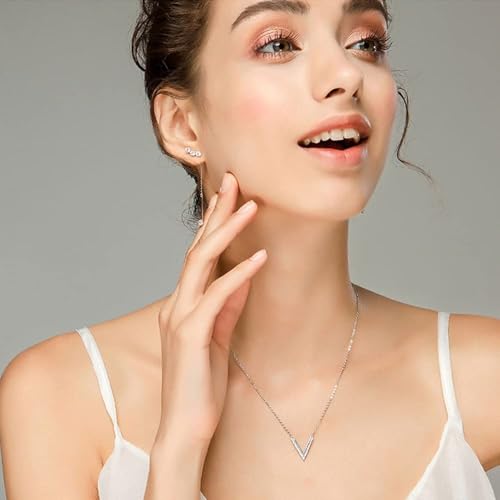 Collier ras du cou femme pendentif lettre initiale en acier - 5
