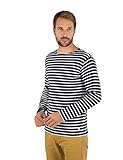 Armor Lux Marinière Héritage, Herren-Longsleeve Gr. XS, Navy-Weiss (600 Navire/Blanc)