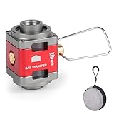 【Matériaux de Haute Qualité】: Ce produit est doté d'une double structure métallique en alliage d'aluminium et de cuivre. Le corps en alliage d'aluminium réduit le poids et facilite le transport, tandis que l'insert de valve et les joints en cuivre offrent une résistance exceptionnelle à la corrosion par le gaz et des propriétés autolubrifiantes, garantissant un fonctionnement fluide et une étanchéité fiable, même en cas d'utilisation prolongée.