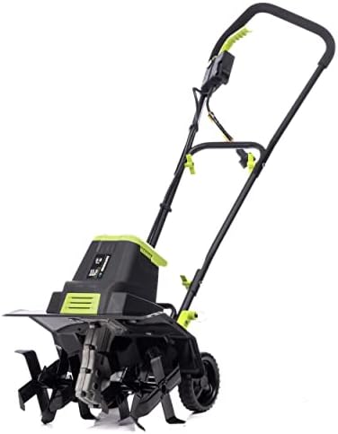 Earthwise Power Tools by ALM TC70016EW 13.5-Amp 16-Inch Electric Garden Tiller Cultivator, Fixed Tines, Black