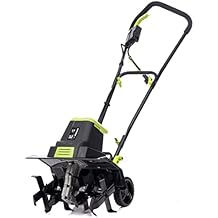 Earthwise Power Tools by ALM TC70016EW 13.5-Amp 16-Inch Electric Garden Tiller Cultivator, Fixed Tines, Black