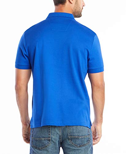 Image of Nautica Men's Classic Fit Short Sleeve Dual Tipped Collar Polo Shirt