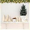Amazon.com: Namalu 6 Pcs Mini Wooden Christmas Trees for Crafts ...