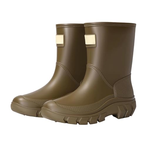 Bottes en caoutchouc pour femme idéales pour le jardinage et les balades de plein air