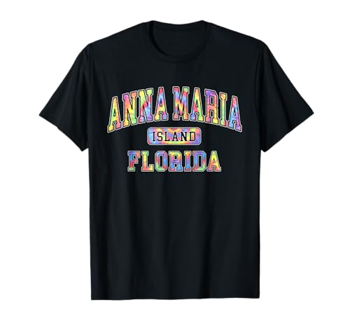 Vacaciones familiares de verano en Anna Maria Island Florida Tie Dye Camiseta