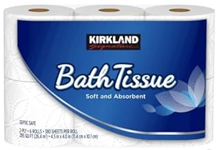 Fiorenzo Bundle Compatible with Kirkland Signature 2-Ply Toilet Tissue - Ultra-Soft Comfort and Premium Quality - 30 Rolls and 380 Sheets Per Roll Bath Tissue