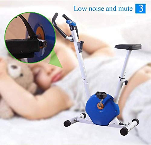 Image of 2 in1 Folding Exercise Bike Indoor Stationary Bike with Adjustable Magnetic Resistance Home Bicycle Magnetic Control Ultra-Quiet Indoor Sports Pedal Fitness Bicycle