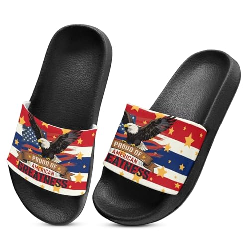 Image of Slides for Boys Girls Quick Drying Kids Slides Sandals Non-Slip