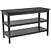 Jofran Grey Mosaic Console Table, 48" W X 20" D X 30" H, Dark Finish, (Set of 1)