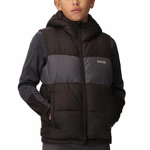 Kids Lofthouse Heavyweight Water-Repellent Bodywarmer Gilet - Black