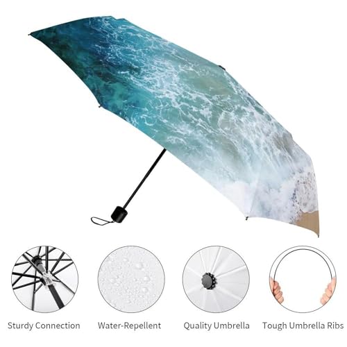 Parapluie pliable beau modèle de voyage aux finitions soignées - 3