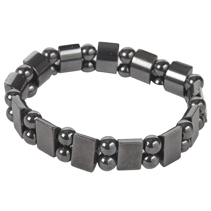 Omdariya Acupressure ACS Black Magnetic Weight Loss And Bp Control Therapy Base Metal Hematite Slimming Bracelet For Men And Women Bio Magnetic Bead Metal Bracelet for Men and Women (B0D49WX3T6) Amazon Price History, Amazon Price Tracker