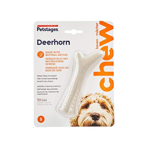 Petstages Deer Antler Replacement Dog Chew Toy, Small Petstages Deer Antler Replacement Dog Chew Toy, Small