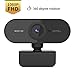 Produktbild 1080P Webcam Mit Mikrofon, Webcam 1080PHD Pro Stream Video Streaming,360 Grad Basisdrehung,PC Laptop Desktop USB Full HD Webkamera Für Videoanrufe, Studieren, Konferenzen, Aufzeichnen