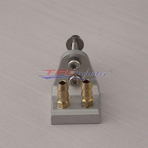 Aluminum Dual M5 Water Pick Up Flush Boat Stern Water Mouth for RC Boat RC#1339