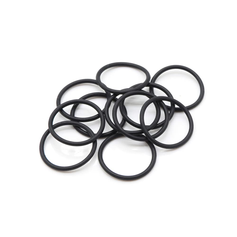 10 O-Ring In Gomma Nitrile 28x23x2.5mm - Guarnizioni Per Riparazioni Idrauliche, Nero - Foto 4