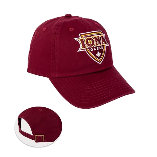 Desert Cactus Iona College Baseball Hat Gaels Brimmed Embroidered Hats Cap Adjustable Cloth Strap Adult (Style A) Red
