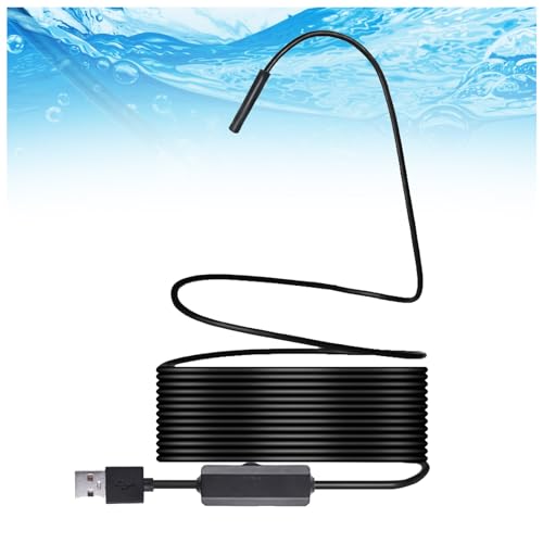 Endoscope industriel WiFi HD avec lumière LED pour tuyau de drainage et examen mural