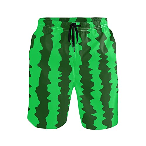 Boccsty Realistic Watermelon Pattern Men's Boy's Novelty Beach Shorts Swim Trunks Summer Quick Dry Bathing Suits Xl #TOP29