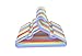 THE UM24 30pc Children Plastic Hanger Assorted Colors, Red Orange,Light Green,Purple, Baby Blue 11