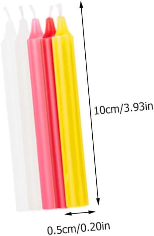 Baluue Handmade Witchcraft Candles Chakra Candles Witch Crystals Safe for Altar Rituals Craft Supplies