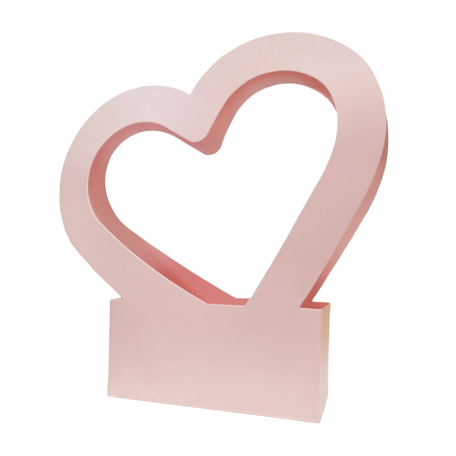 DAWN FLAME 4PCS Portable Waterproof Flower Arranging Bag Box Bouquet Wrapping Paper Birthday Wedding Festive Party Gift Shop Supplies (Pink), 11.81x3x11.81IN, HS-01