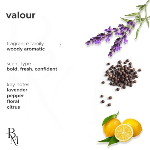 Image of Bombay Musk Valour Luxury Car Perfume | Long Lasting Car Fragrance & Car Freshener | Alcohol Free & Plant Based | 60+ Days | 200+ Sprays | Perfume for Car