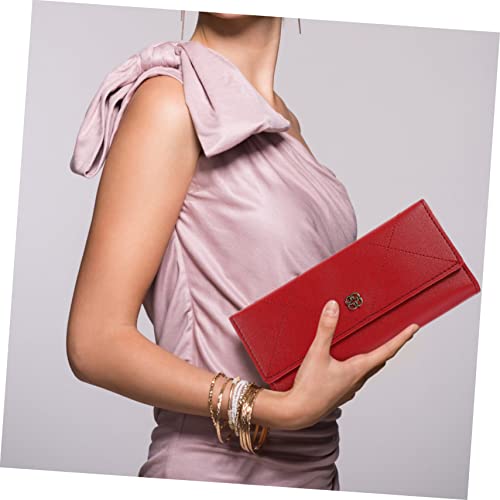 Large Capacity Women's Wallet Long Solid Id Holder Card Holder Pouch for Women Organized Storage4