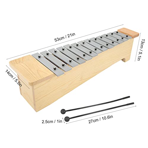 Metallophone, Environmentally Friendly Paint Professional Tones Crisp Sound 13 Note Glockenspiel Accurate For Music #TOP7