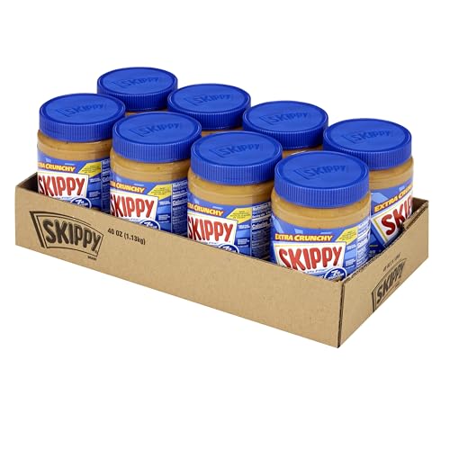 Image of SKIPPY Peanut Butter, Super Chunk, 40 Ounce (Pack of 8)
