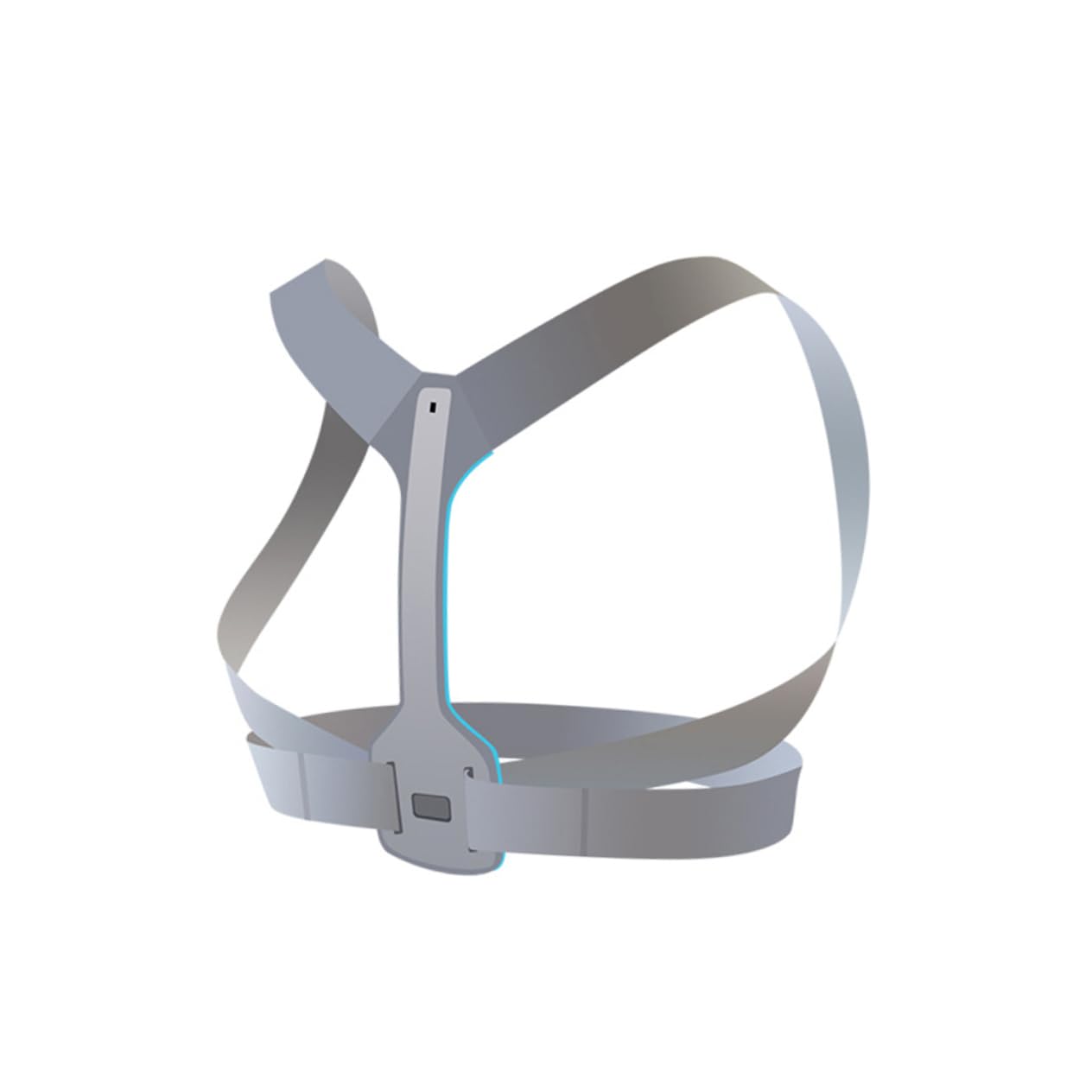 COLLBATH 1pc Posture Humpback Mens Girdle Shoulder Belt Mens Belt Belts for Belt for Hunchback Brace Adjustable Belt Sitting Posture Belt Grey