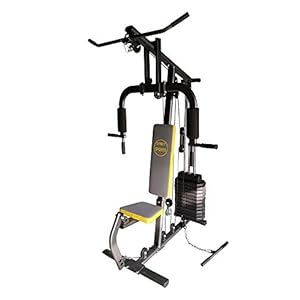 D PRO T Home Multi Gym 70KG Plates Preacher Pulley Exercise Machine Lats
