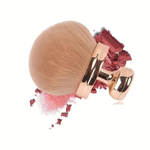 Purfex Makeup Bursh for Body-Extra Large Self Tanner for Bronzer& Full-Body Blending,Wide-Headed Kabuki Brush with Ergonomic Handle For Even Coverage (Golden)