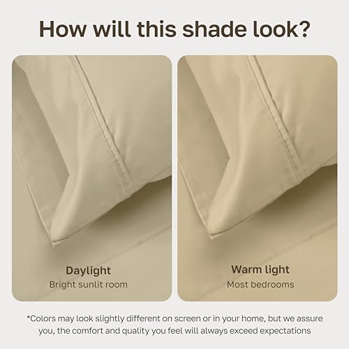 image for California Design Den 6 Piece Queen Sheet Set with 4 Pillowcases - Sof