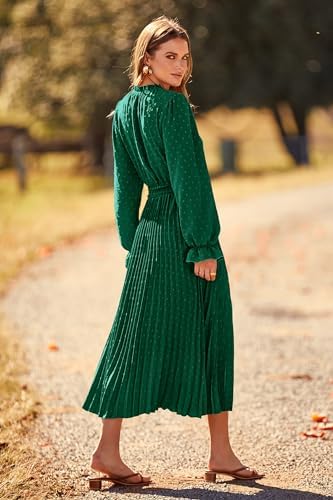PRETTYGARDEN Women's 2025 Spring Fall Midi Dress Casual Long Sleeve V Neck Swiss Dot Pleated A Line Flowy Dresses, Dark Green, XL : Buy Online at Best ... PRETTYGARDEN Women's 2025 Spring Fall Midi Dress Casual Long Sleeve V Neck Swiss Dot Pleated A Line Flowy Dresses, Dark Green, XL : Buy Online at Best ...