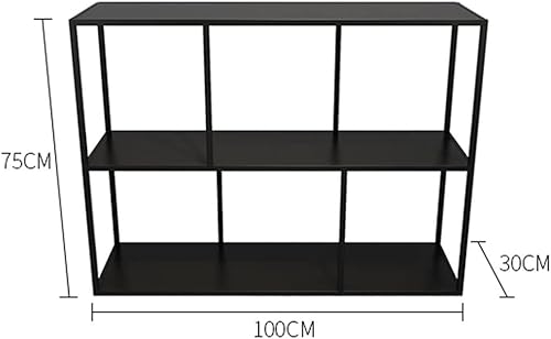 Miniatura 10 de BNNP Estantería de almacenamiento vertical para gabinete, estantería de hierro para el hogar, sala de estar, oficina, estante de almacenamiento de