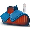Heating Pad for Neck Shoulders Back, Weighted Heated Wrap, Electric Neck Shoulder Heating Pads 6 Heat Settings 4 Auto-Off,Mothers Day Gifts for Mom, Anniversary Birthday Gifts for Women Men Dad, Blue