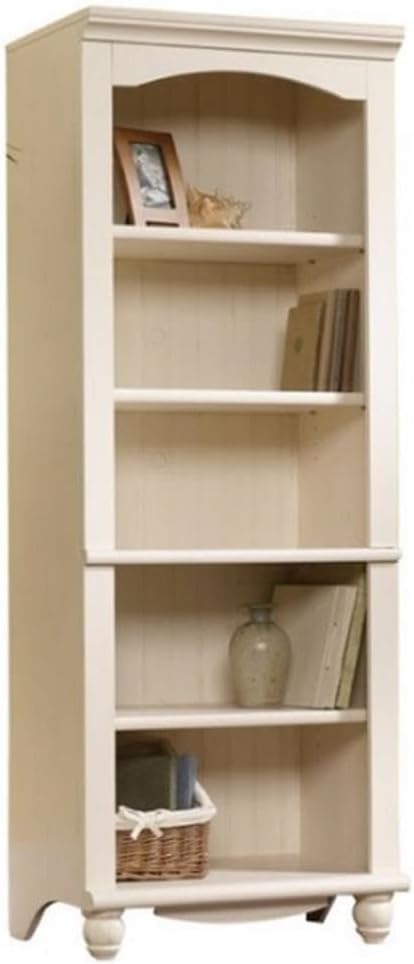 Sauder Harbor View Library/ Book shelf, Antiqued White finish