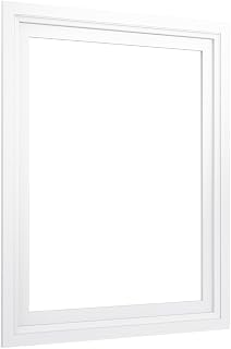 KOHLER 99662-24-1WA Damask 24-Inch Wide Medicine Cabinet Surround, Linen White