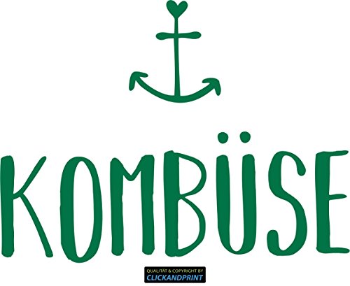 CLICKANDPRINT Aufkleber » Kombüse, 130x97,9cm, Grün • Dekoaufkleber / Autoaufkleber / Sticker / Decâ€¦ – Miniatur