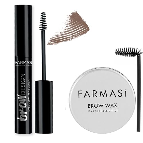 Farmasi Brow Set: Brow Wax & Brown Design Mascara (Blonde)
