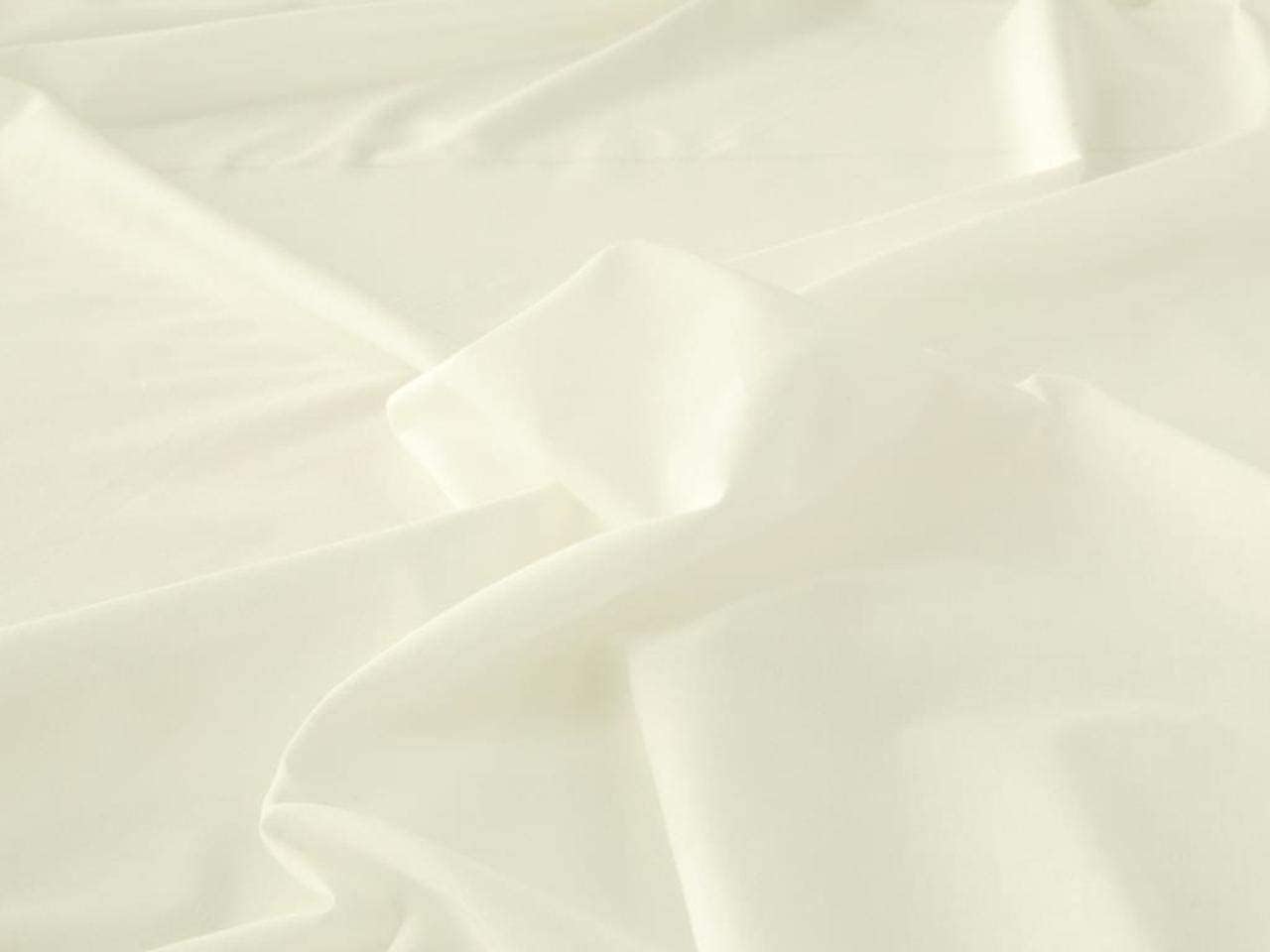 Pyrhan Ltd Plain Cotton Fabric – 100% Cotton Sewing Fabric for Dressmaking, Quilting, Crafting, Cushions, Pillowcases, Bedding Art, Curtains Lining Sold by The metre 60 Inch Width Approx (Ivory)