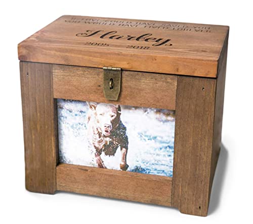 Personalized Pet Memory Box Urn with Name,Quote or Poem -