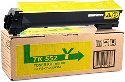 TK-552Y Kyocera Mita FS-C5200DN kit toner jaune consommable imprimante laser couleur bureau