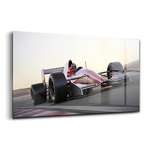 Peinture décoration murale verre innovante Wallart voiture sportive 100x50